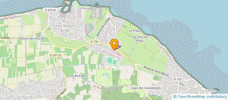 localisation de l'entreprise GERALDINE  SAINT-MARTIN-DE-RE