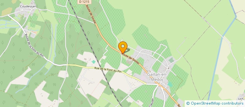 localisation de l'entreprise GERALDINE  GAILLAN-EN-MEDOC