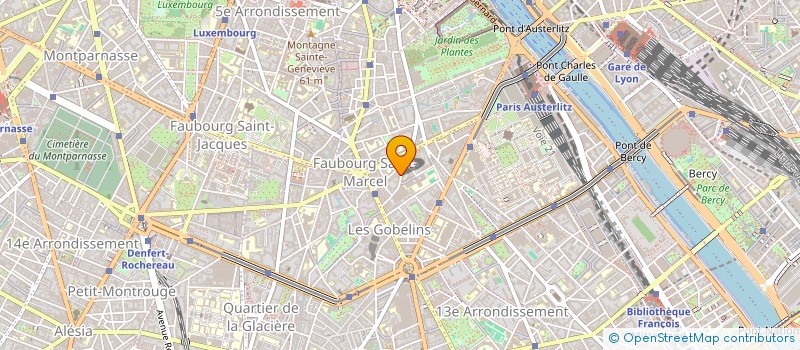 localisation de l'entreprise GERALDINE MAURICE ARCHITECTURE  PARIS