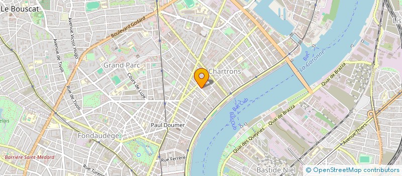 localisation de l'entreprise GERALDINE VALOIS ARCHITECTURE  BORDEAUX