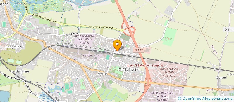 localisation de l'entreprise GERALDO & ASSOCIES  AYTRE