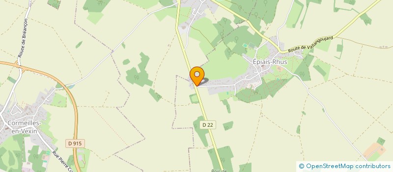 localisation de l'entreprise GERALINE  EPIAIS-RHUS