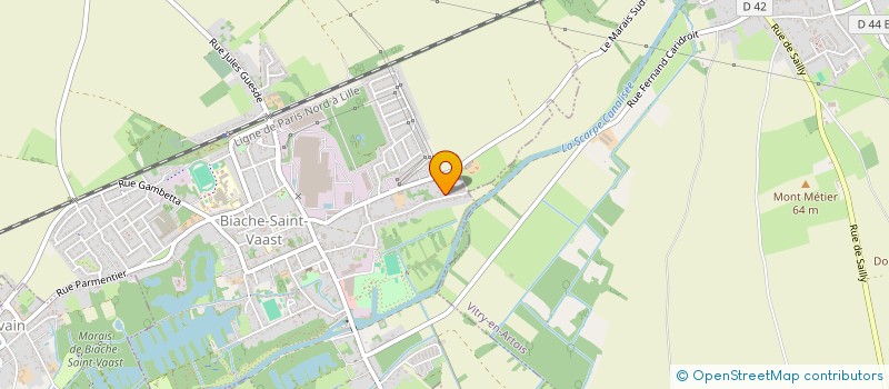 localisation de l'entreprise GERALIS GROUP  BIACHE-SAINT-VAAST