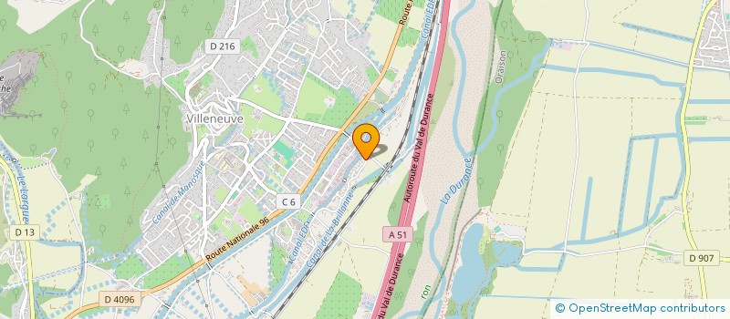 localisation de l'entreprise GERALYS  VILLENEUVE