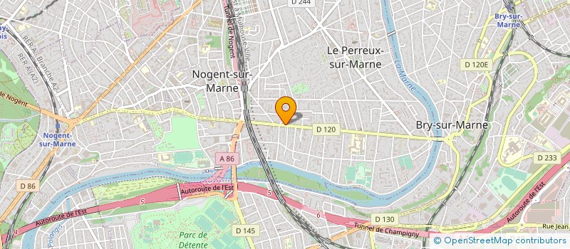 localisation de l'entreprise GERAMAR  LE PERREUX-SUR-MARNE