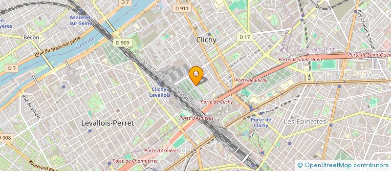 localisation de l'entreprise GERAMATIC SARL à CLICHY