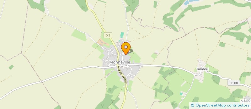 localisation de l'entreprise GERAMIE  MONNEVILLE