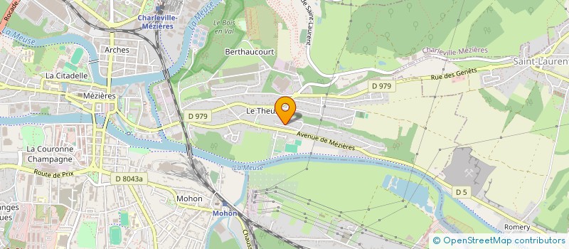 localisation de l'entreprise GERAMILOE  CHARLEVILLE-MEZIERES