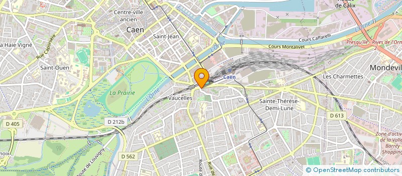 localisation de l'entreprise GERANCE DU 20 R D AUGE à CAEN