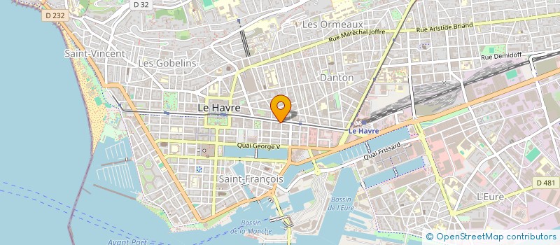 localisation de l'entreprise GERANCE EQUINOX à LE HAVRE