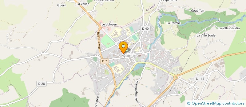 localisation de l'entreprise GERANCE GENERALE FONCIERE à QUINTIN