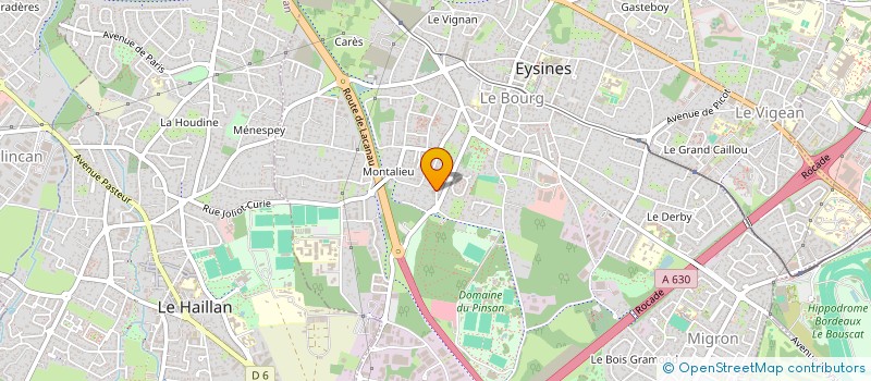 localisation de l'entreprise GERANCIMMO  EYSINES