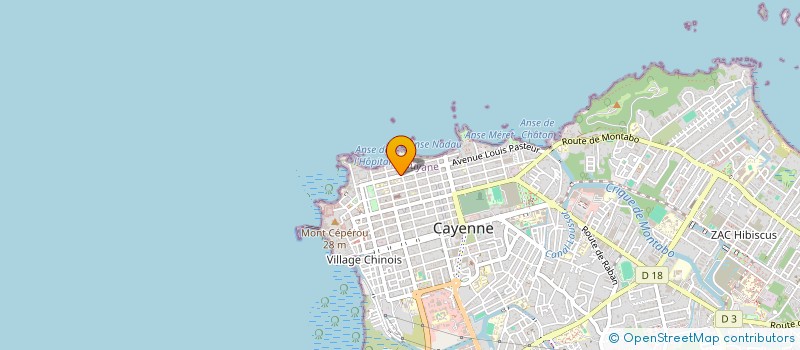 localisation de l'entreprise GERANIUM CLUB  CAYENNE