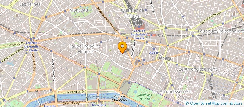 localisation de l'entreprise GERANT BANQUE LA HENIN  PARIS