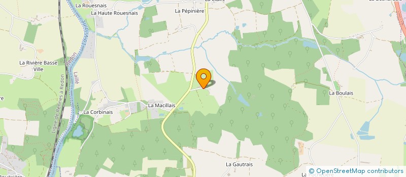 localisation de l'entreprise GERARD  BOURG-DES-COMPTES