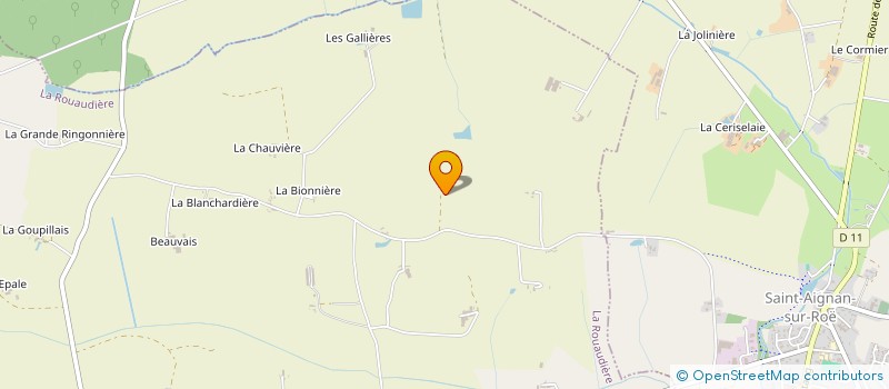localisation de l'entreprise GERARD  ROUAUDIERE (LA)