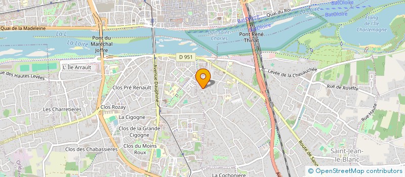 localisation de l'entreprise GERARD ABIVEN  SAINT-JEAN-LE-BLANC