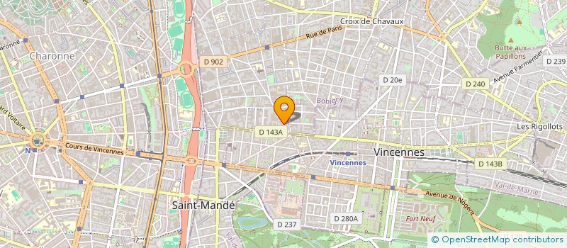 localisation de l'entreprise GERARD ALBOUIS à MONTREUIL