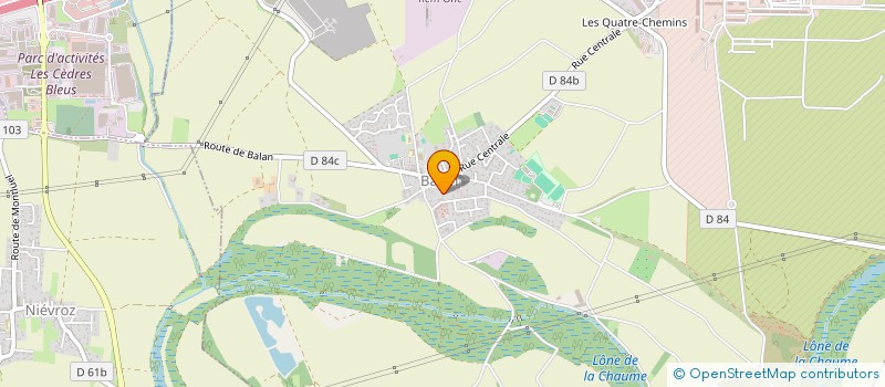 localisation de l'entreprise GERARD ALEXANDRINE  BALAN