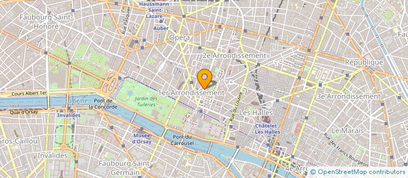 localisation de l'entreprise GERARD B COIFFURE à PARIS