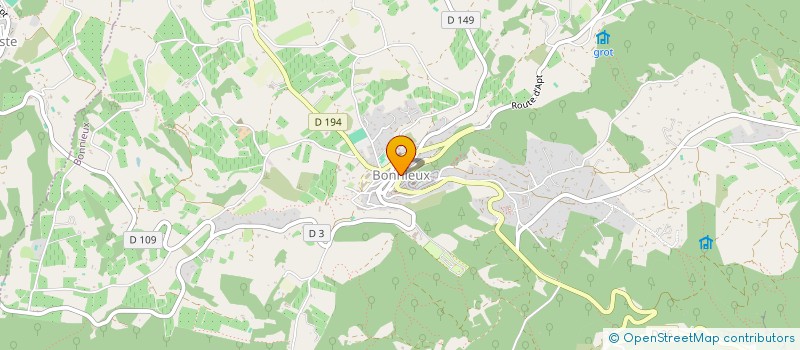 localisation de l'entreprise GERARD BACON CONSTRUCTION  BONNIEUX