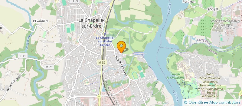localisation de l'entreprise GERARD BASLE CONSEILS ET DEVELOPPEMENT à LA CHAPELLE-SUR-ERDRE