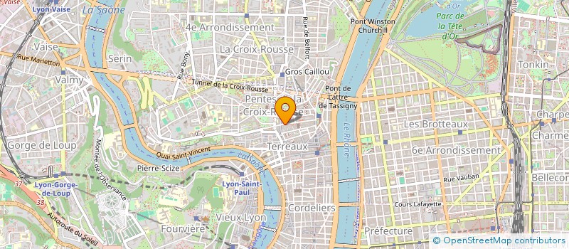 localisation de l'entreprise GERARD BAUMANN  LYON