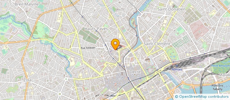 localisation de l'entreprise GERARD BOUVET CONSEIL à NANTES