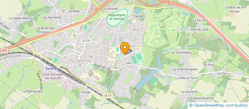 localisation de l'entreprise GERARD COVOS  SAVENAY