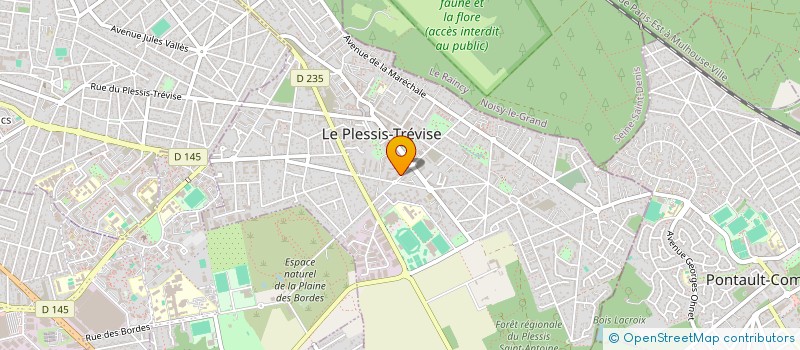 localisation de l'entreprise GERARD COZIC ARCHITECTE  LE PLESSIS-TREVISE