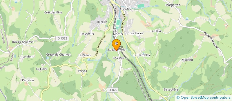 localisation de l'entreprise GERARD DEMORE  AMPLEPUIS