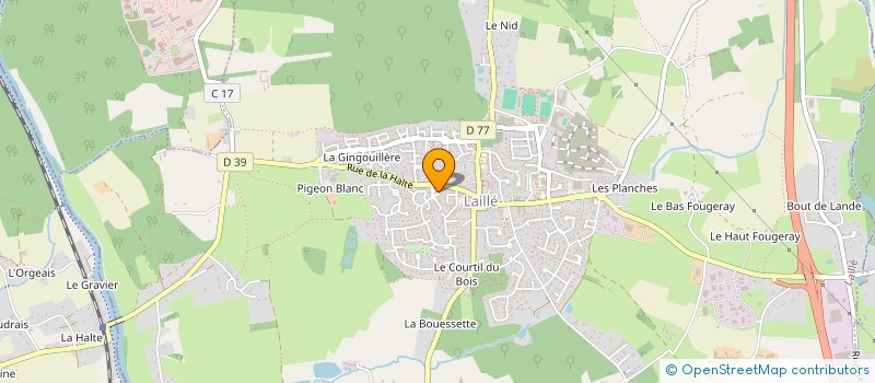 localisation de l'entreprise GERARD ET BEATRICE  LAILLE