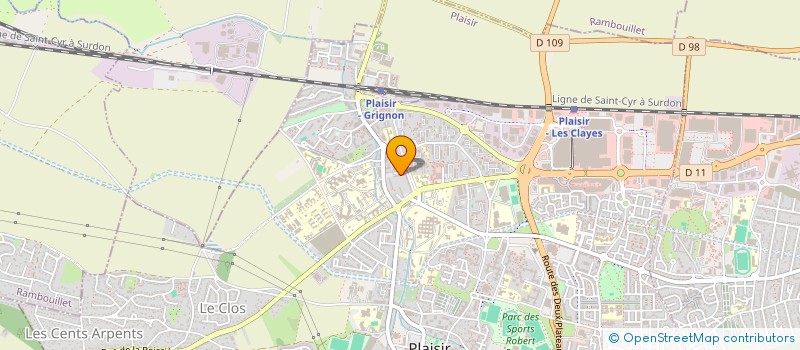 localisation de l'entreprise GERARD ET FRANCOISE PREAU à NOISY-LE-ROI