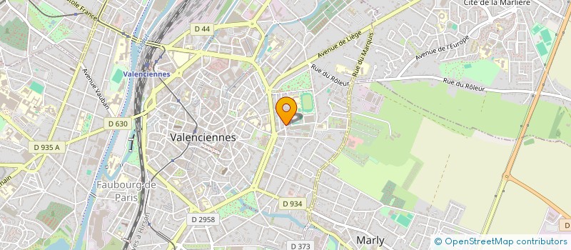 localisation de l'entreprise GERARD ET THERESE  VALENCIENNES