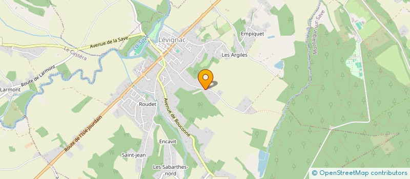 localisation de l'entreprise GERARD FASAN  LEVIGNAC