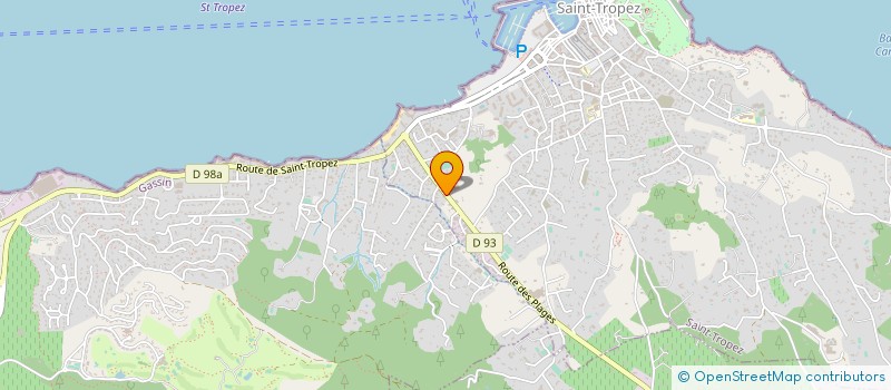 localisation de l'entreprise GERARD GOLDBERG VIDEO CLUB  SAINT-TROPEZ