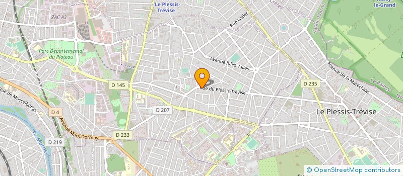 localisation de l'entreprise GERARD GOUGELET SARL à CHAMPIGNY-SUR-MARNE