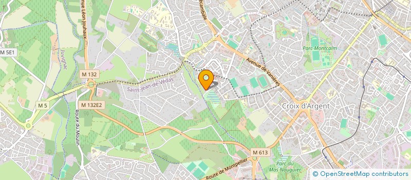 localisation de l'entreprise GERARD GUIRAUD à MONTPELLIER