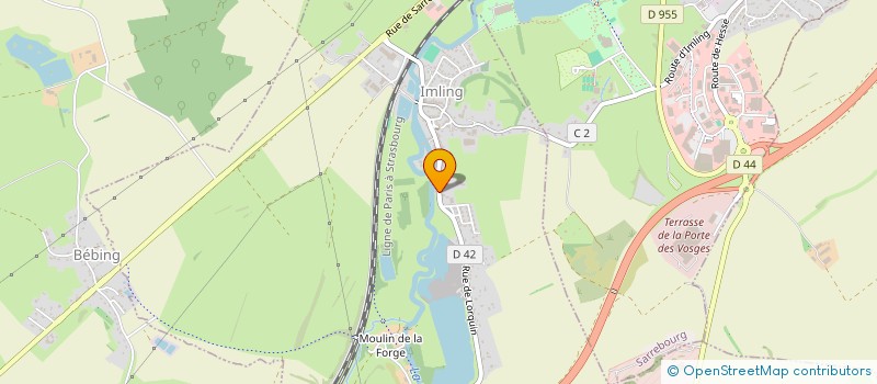 localisation de l'entreprise GERARD HAZOUT SARL  IMLING