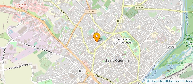 localisation de l'entreprise GERARD HUMEZ à SAINT-QUENTIN