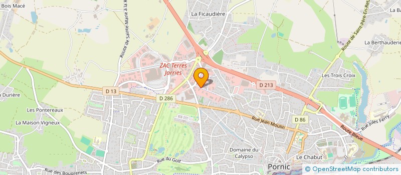 localisation de l'entreprise GERARD INVEST  PORNIC