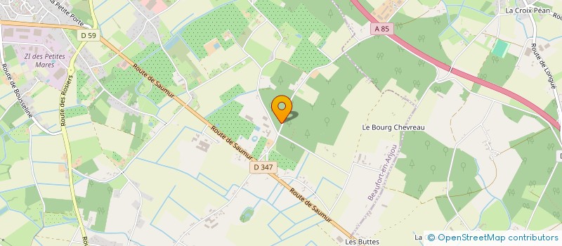 localisation de l'entreprise GERARD JAUNAULT à BRISSAC LOIRE AUBANCE