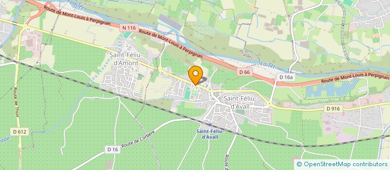 localisation de l'entreprise GERARD LEBEAU  SAINT-FELIU-D'AVALL