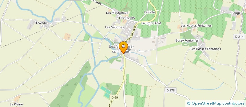 localisation de l'entreprise GERARD LEROUX à DOUE-EN-ANJOU