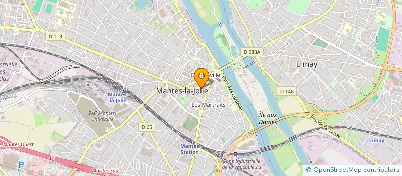 localisation de l'entreprise GERARD M ET GOUNELLE E à MANTES-LA-JOLIE