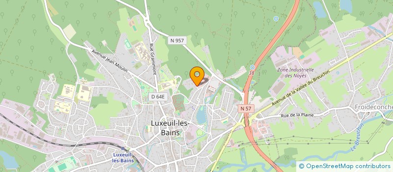 localisation de l'entreprise GERARD MARIOTTE ENERGIE à LUXEUIL-LES-BAINS