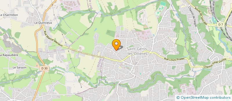 localisation de l'entreprise GERARD OLSCHEWSKI  SAINT-GENIS-LES-OLLIERES