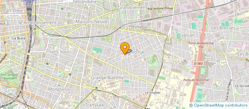 localisation de l'entreprise GERARD PAIN COIFFEURS & ASSOCIES  LYON