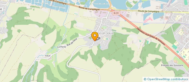 localisation de l'entreprise GERARD PHILIPPE AXONAISE à VAUXBUIN