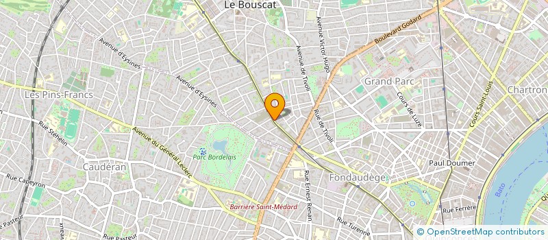 localisation de l'entreprise GERARD PONS VOYAGES à LE BOUSCAT